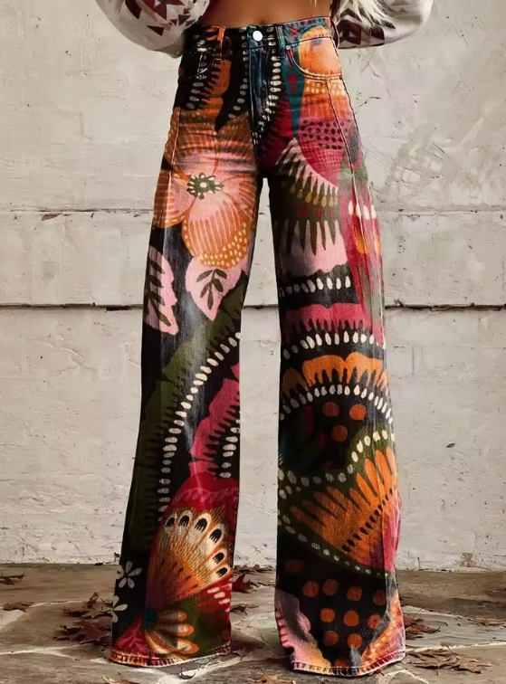 Cyntha | Boho-Blumenhose