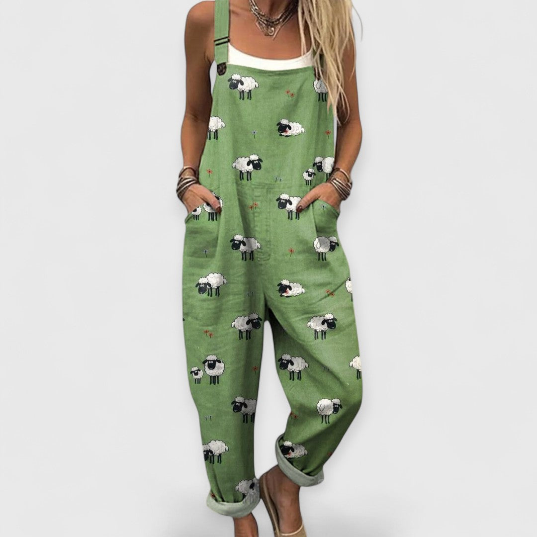 Anna | Damen-Jumpsuit mit weitem Bein
