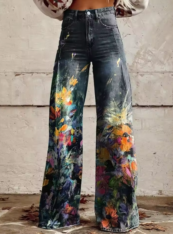 Anne | Boho Vintage Blumenhose