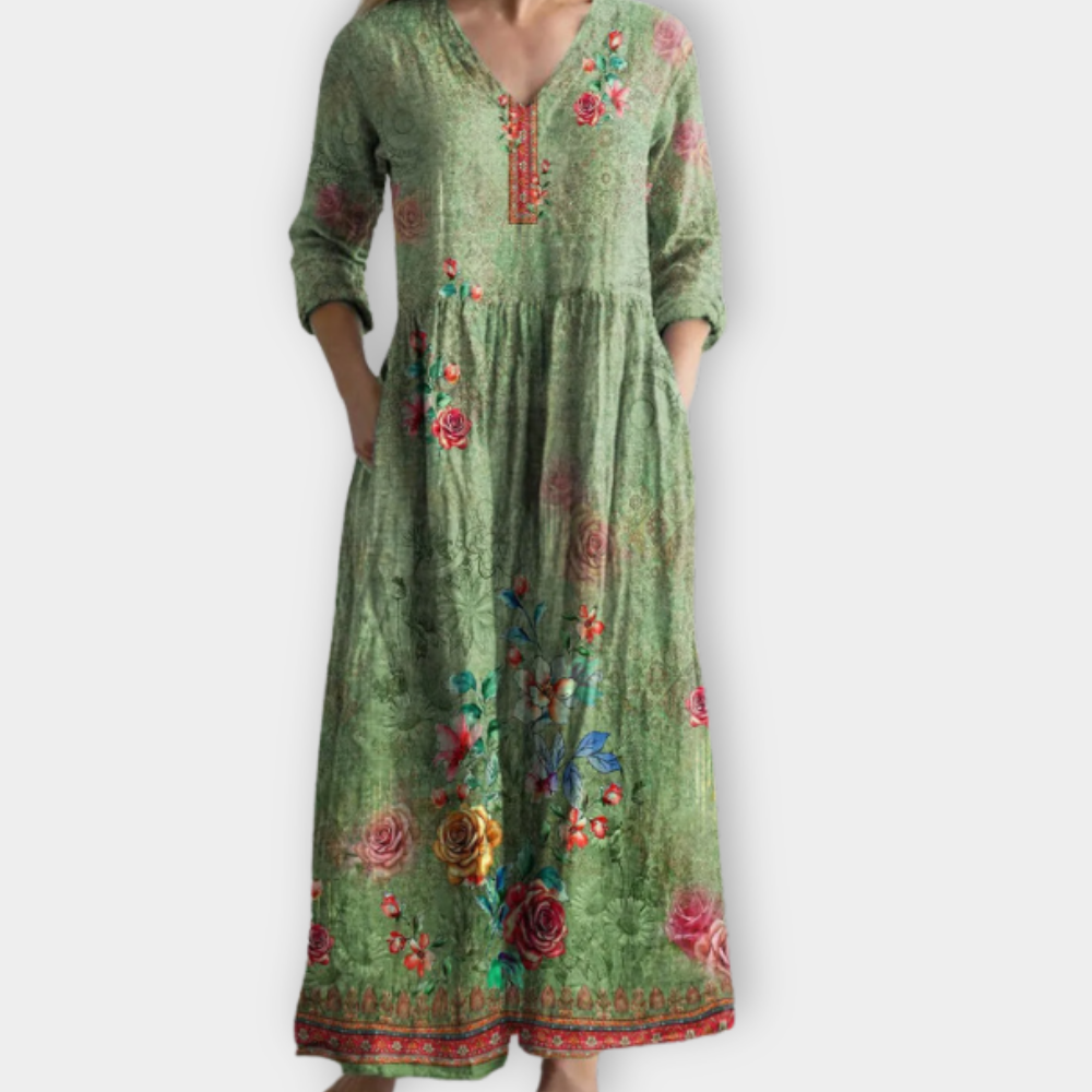 Sophia | Stilvolles Boho-Maxikleid