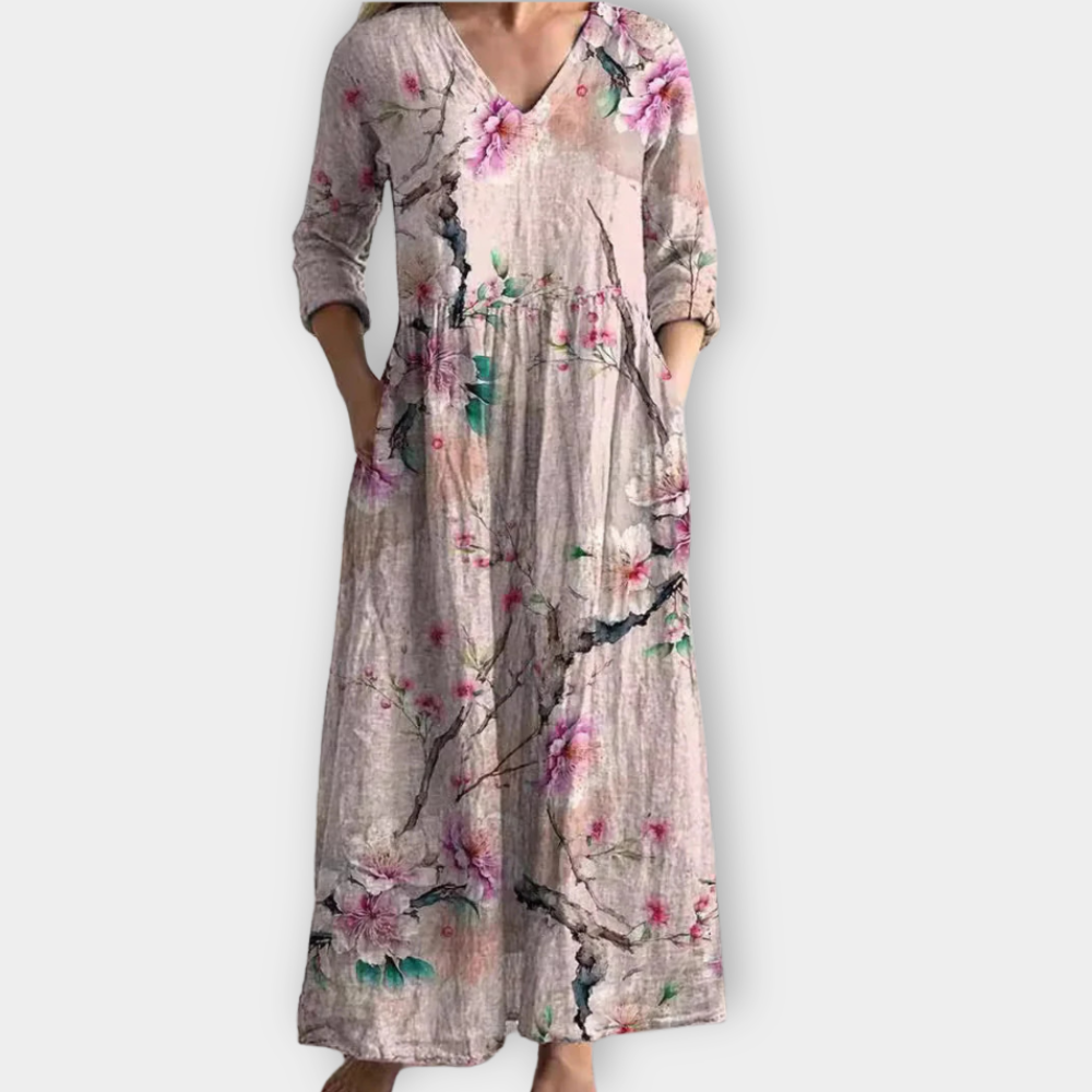 Rada | Boho Maxikleid aus weichem Premiumstoff