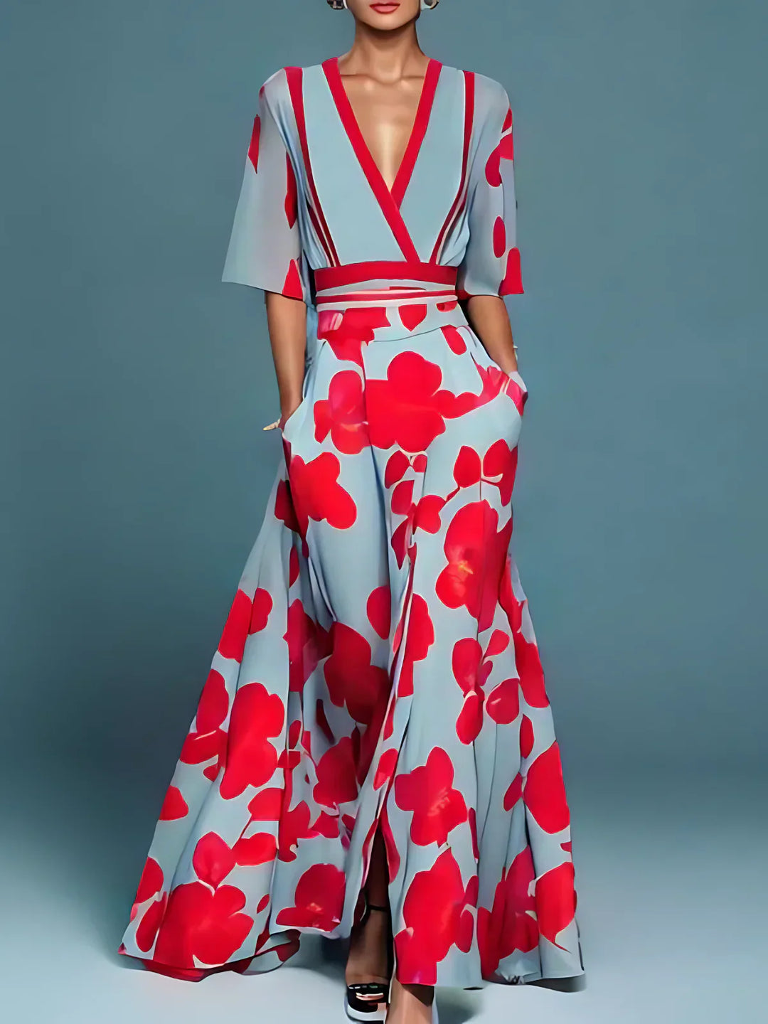 Elise™ - Elegantes Blumen Kleid