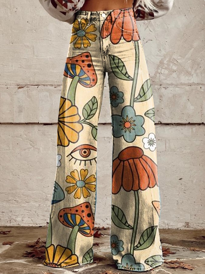 Calista | Minimalistische Boho-Vintage-Hose