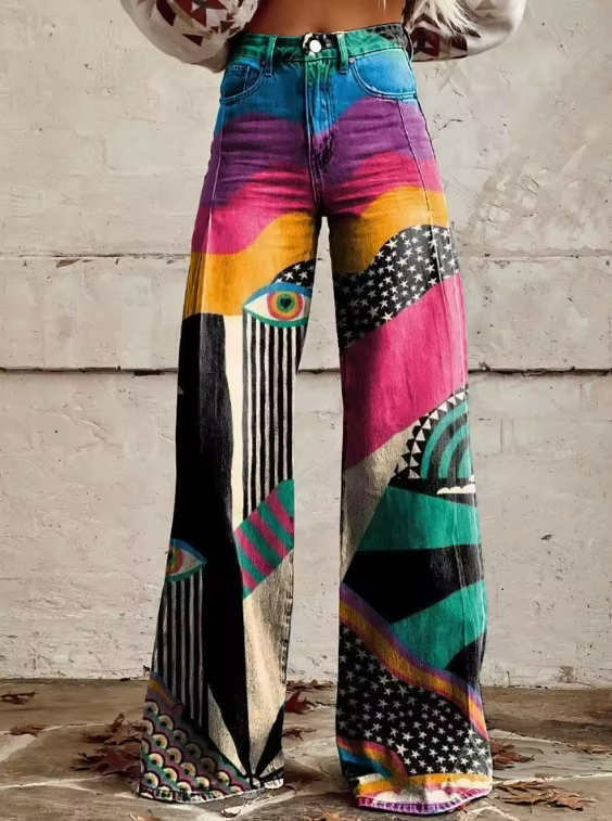 Julia | Lebhafte Boho-Vintage-Hose