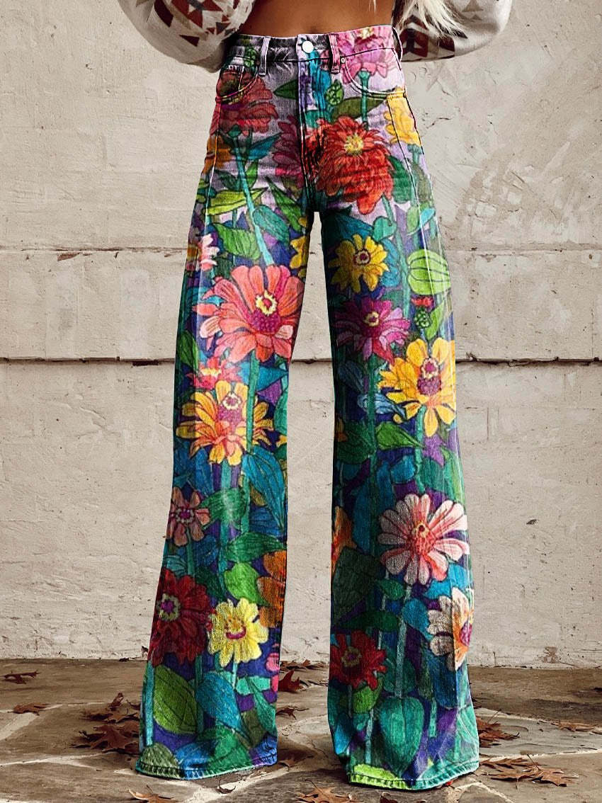 Freya | Daisy-Hose mit Weitem Bein