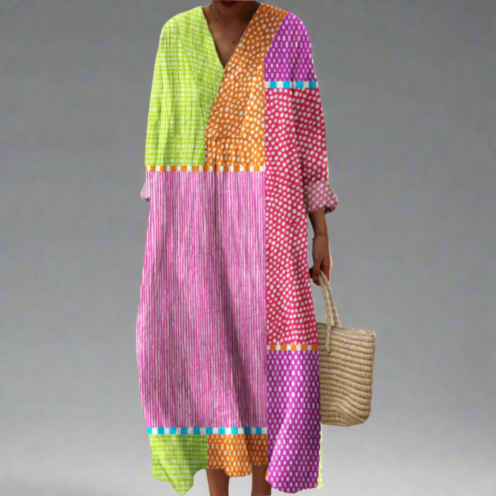 Rinna | Elegantes geometrisches Kleid
