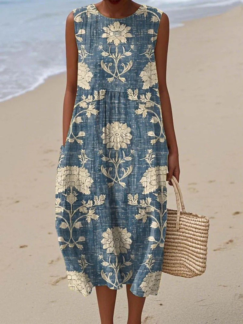 Cenia | Künstlerisches Strandkleid