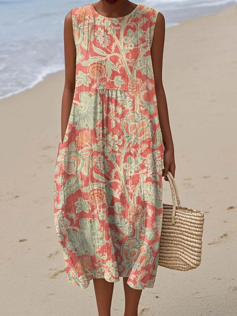 Yina | Künstlerisches Strandkleid