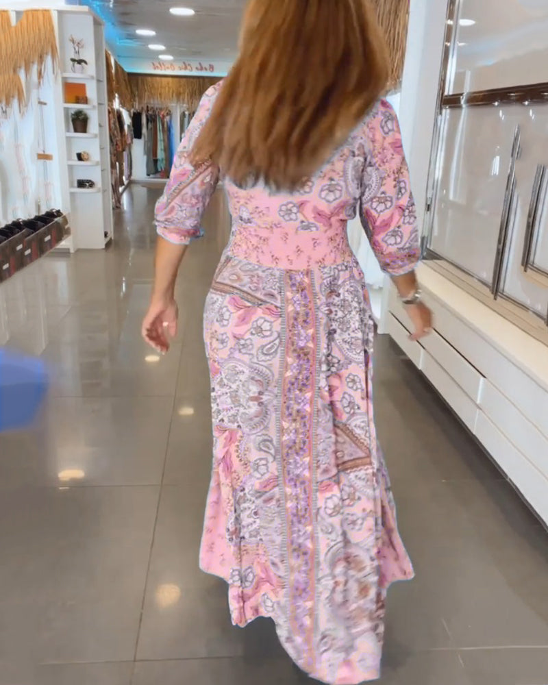 Megan | Elegantes Kleid mit V-Ausschnitt