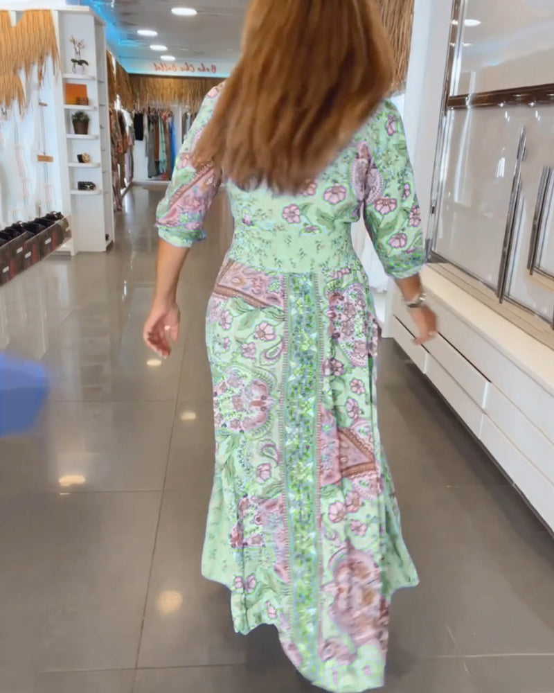 Megan | Elegantes Kleid mit V-Ausschnitt