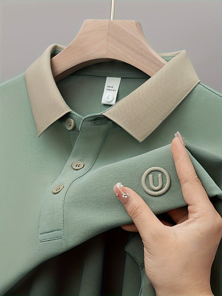 Nicholas | Besticktes Polo-Shirt mit kurzen Ärmeln
