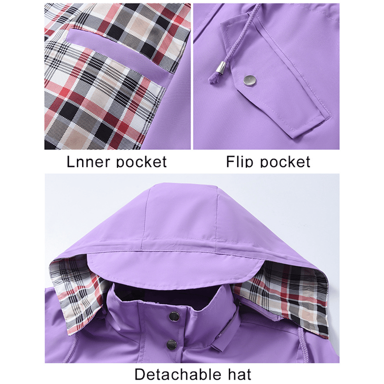 Mhera | Ultimative wasserdichte Jacke mit Karomuster für Damen