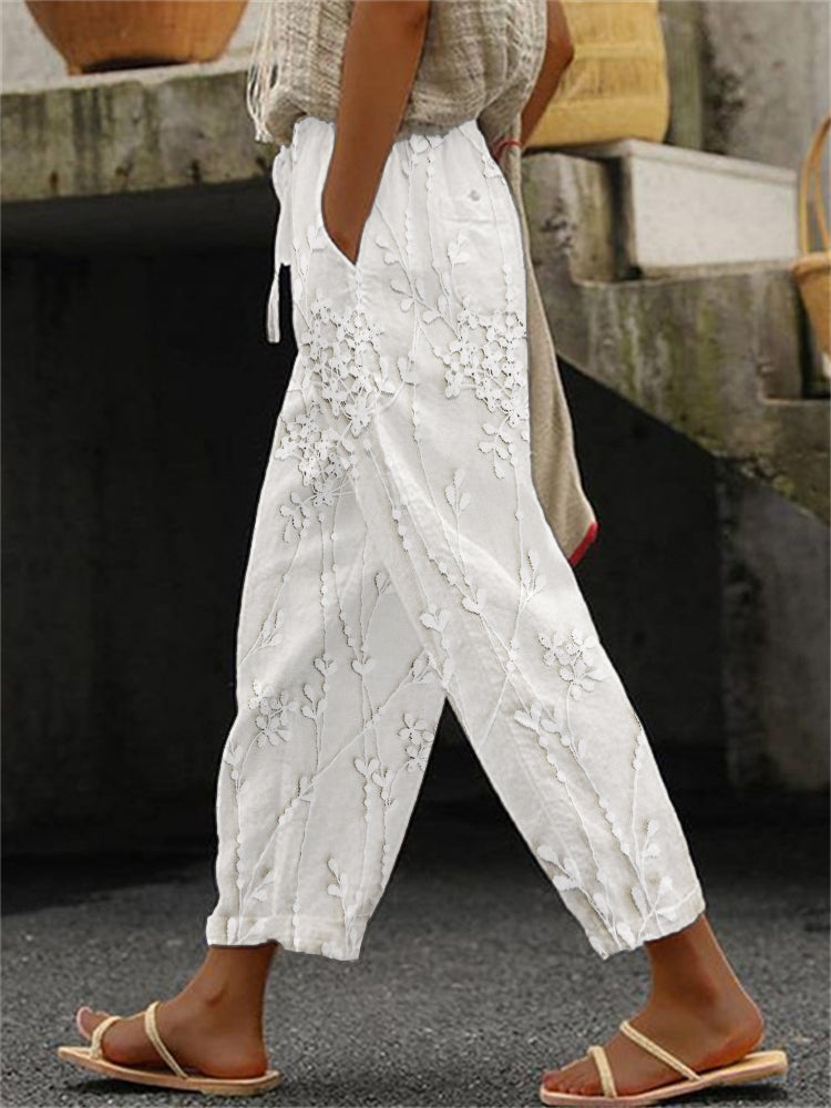 Zemi | Trachtenhose mit Weinmotiv
