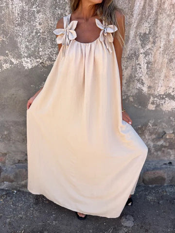 Rowyn | Blumenkleid mit U-förmigem Ausschnitt