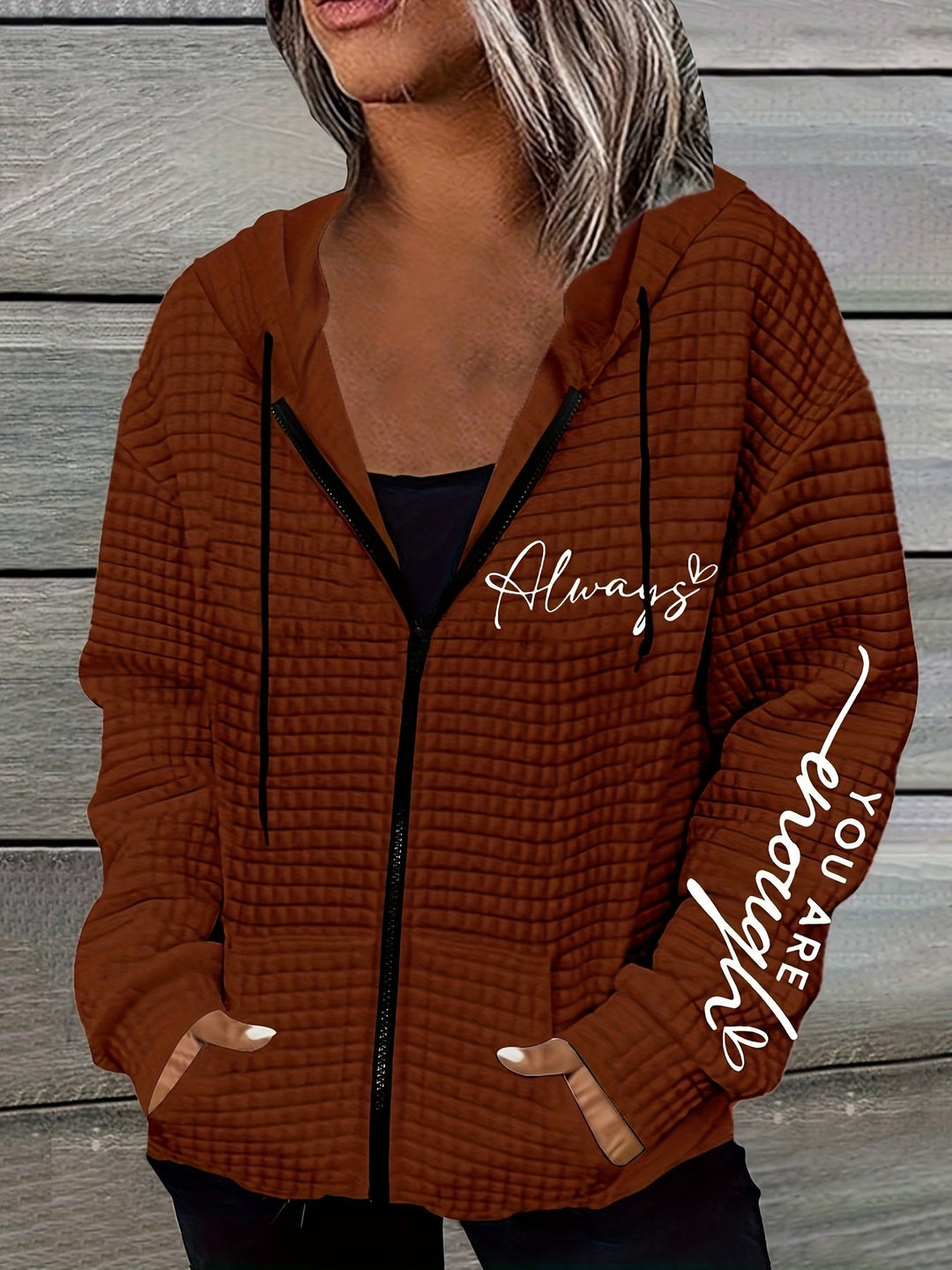 Carolin™ - YOU ARE ENOUGH Kapuzenpullover