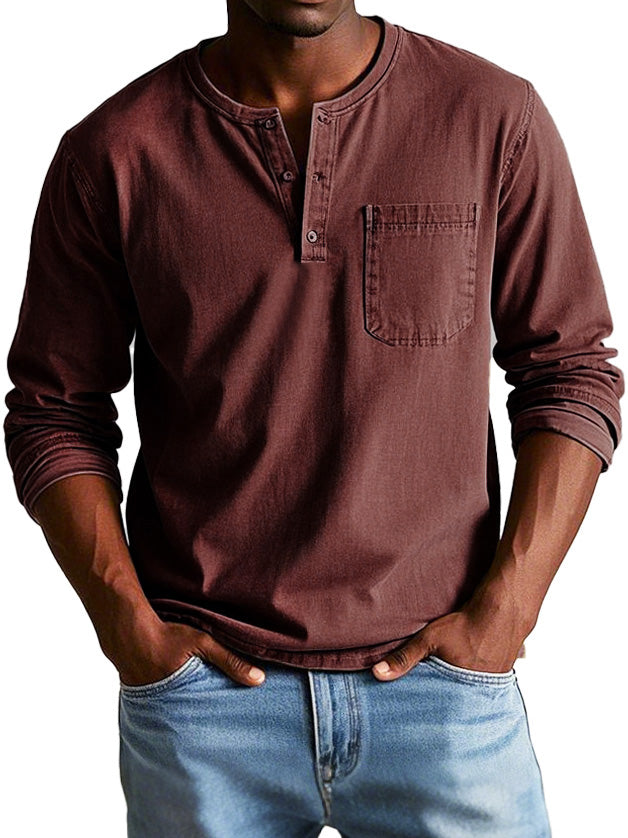 Eian | Vintage-Henley-Shirt