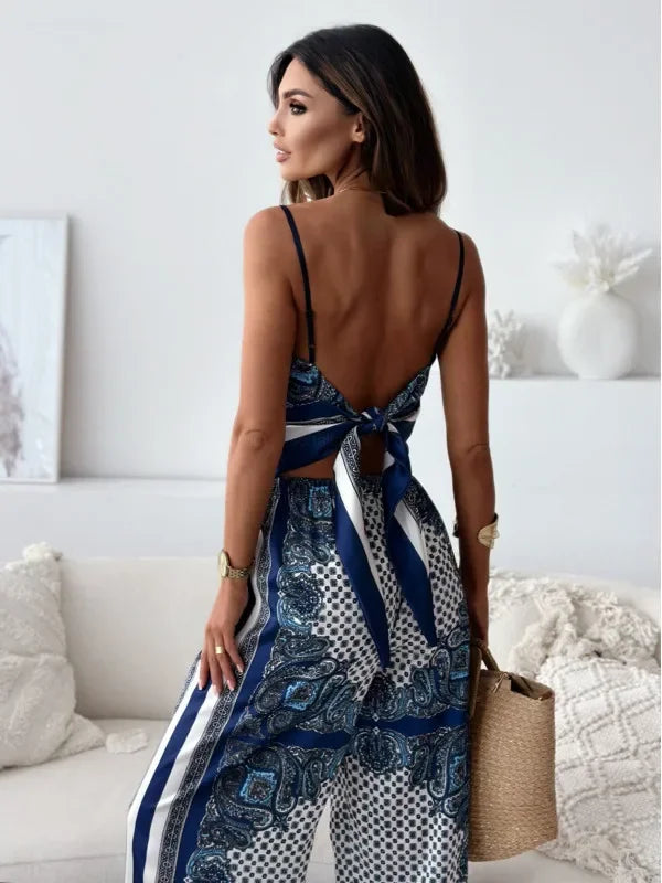 Lotte | Stylisches zweiteiliges Set mit Bindebändern