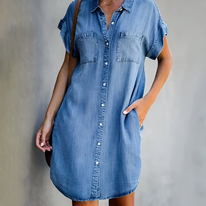 Amaris | Lässiges Hemdblusenkleid