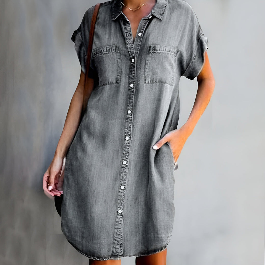Amaris | Lässiges Hemdblusenkleid
