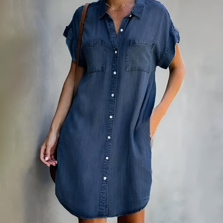 Amaris | Lässiges Hemdblusenkleid