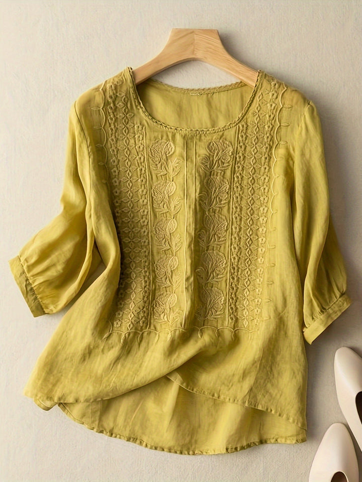 Everleigh | Damenbluse mit Stickerei
