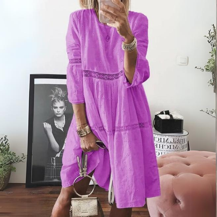 Madalyn | Elegantes besticktes Kleid