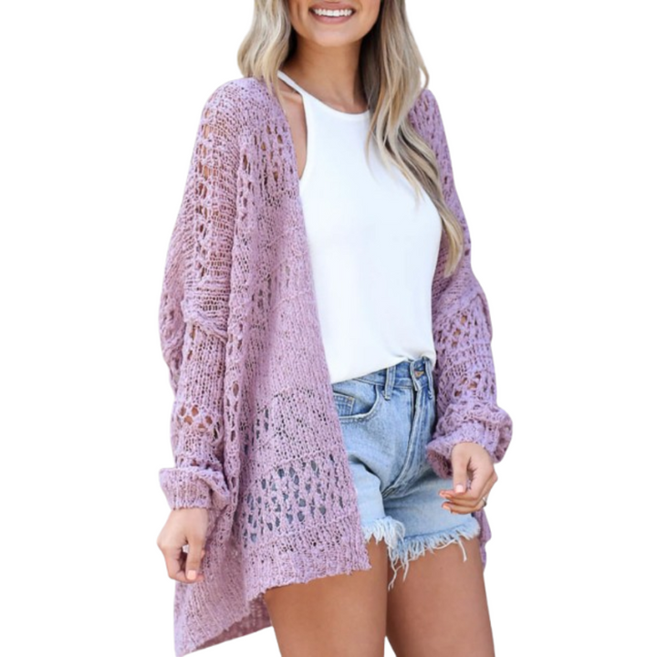 Grenda | Leichter Übergroßer Boho Cardigan