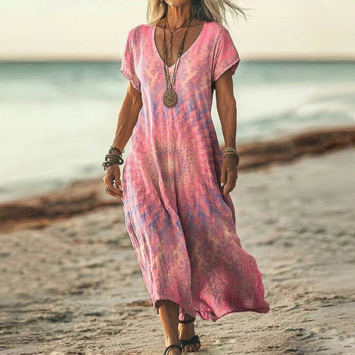 Paloma | Vintage-Kleid mit Farbverlauf