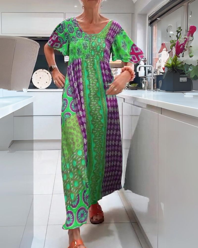 Monna | Buntes Bohemian Kleid