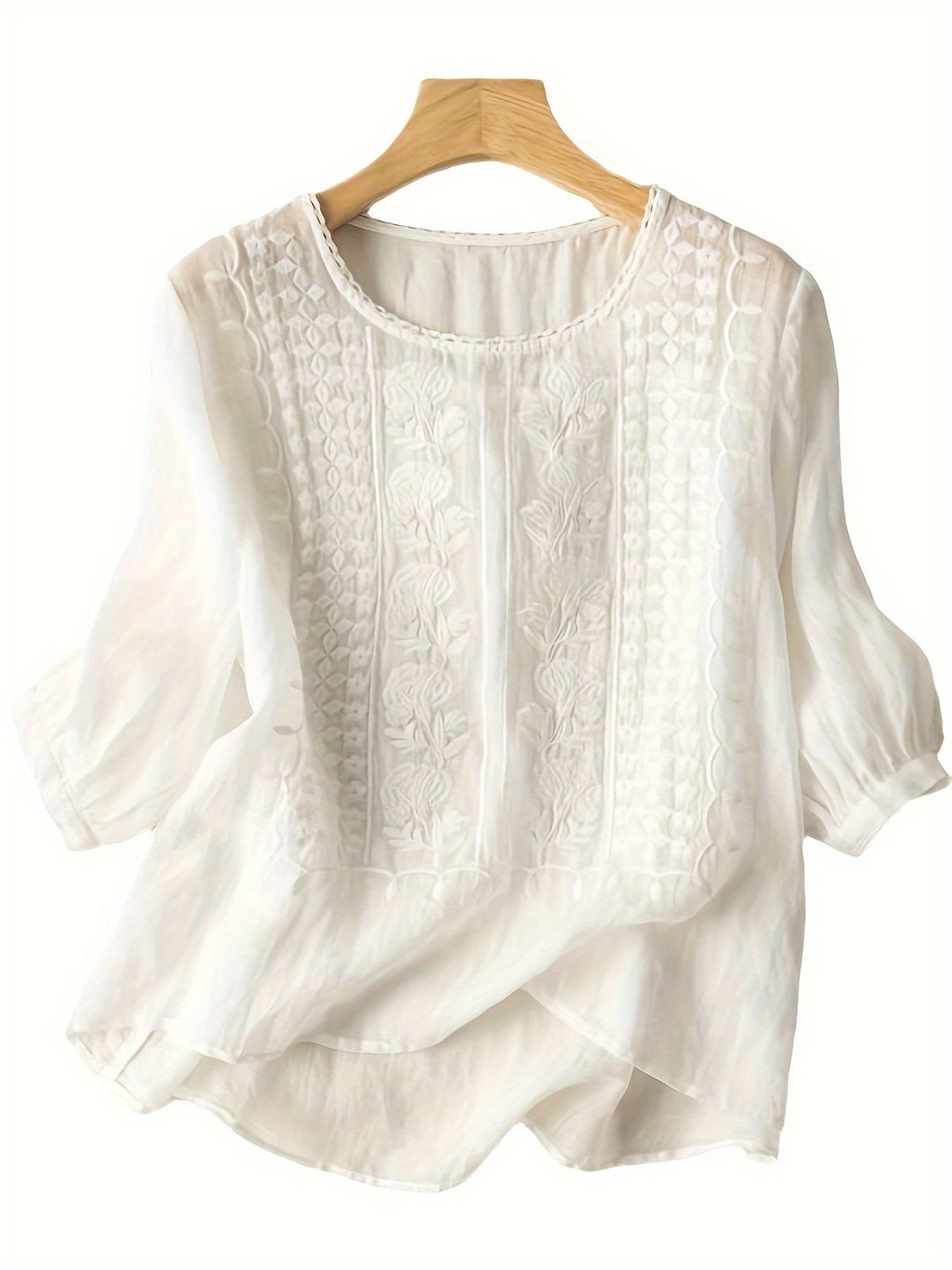 Everleigh | Damenbluse mit Stickerei
