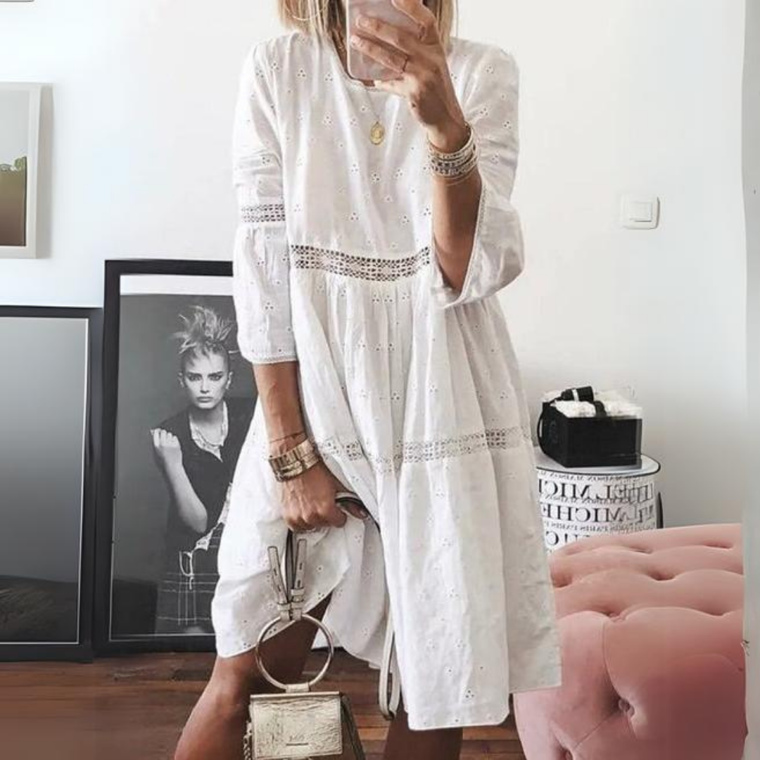 Madalyn | Elegantes besticktes Kleid