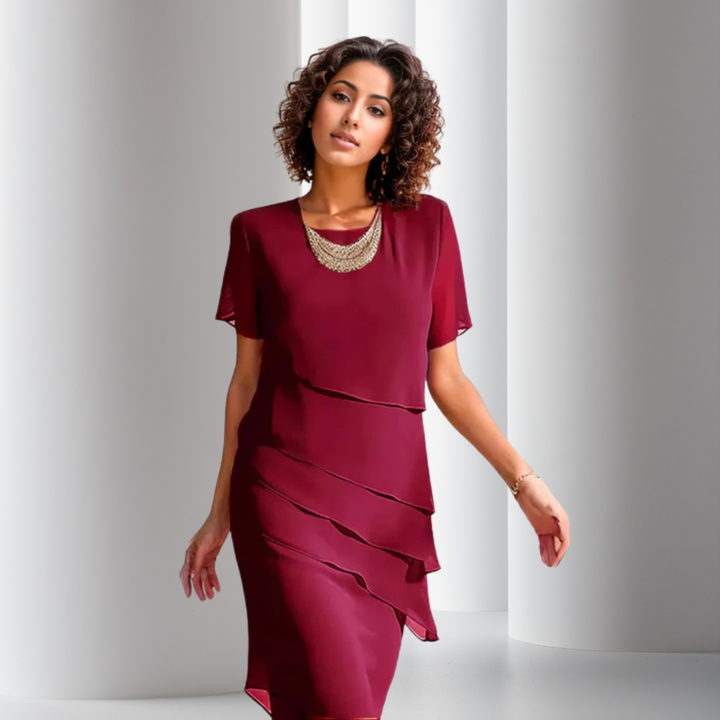 Shiloh | Lagen-Kleid aus Chiffon
