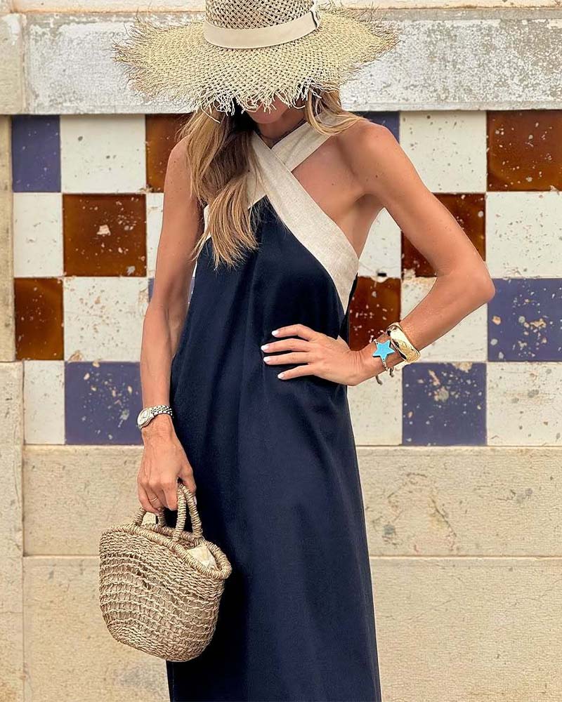 Dahlian | Kleid mit Kreuzhals
