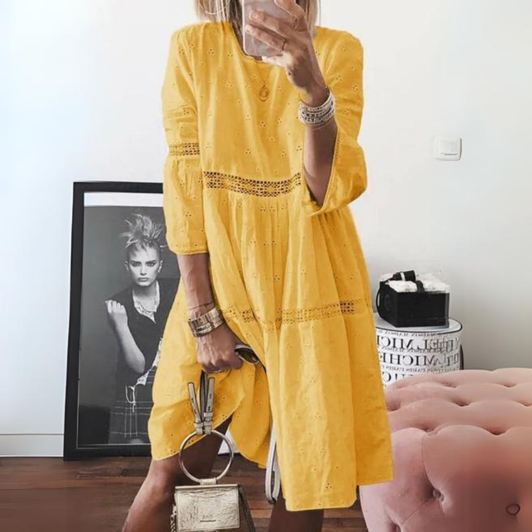 Madalyn | Elegantes besticktes Kleid