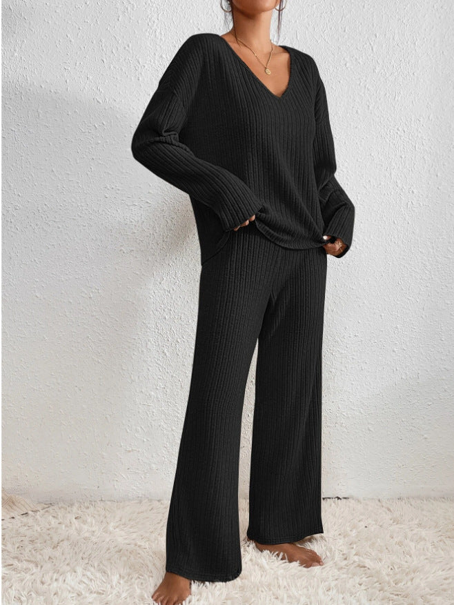 Aloysia | Geripptes Zweiteiliges Set