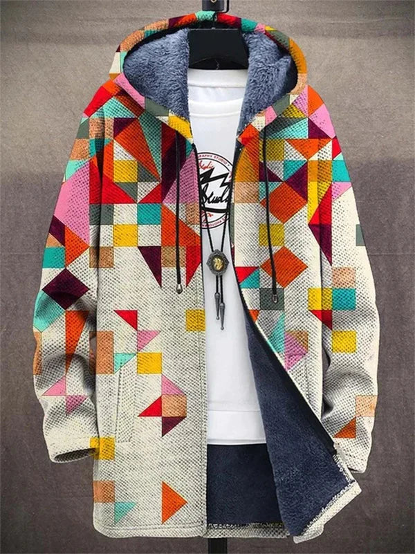 Carter | Bunte Strickjacke