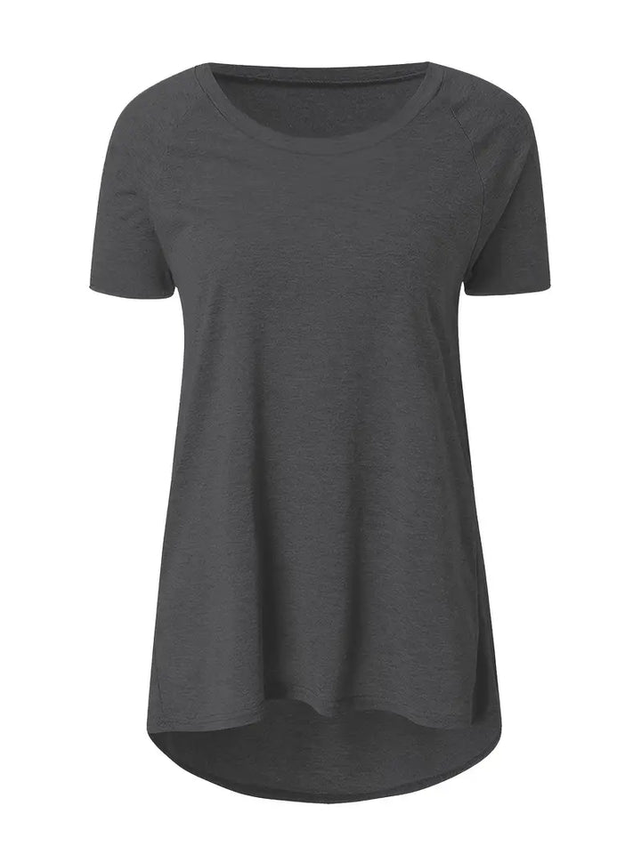 Daye | Lässiges Longline Crew Neck T-Shirt