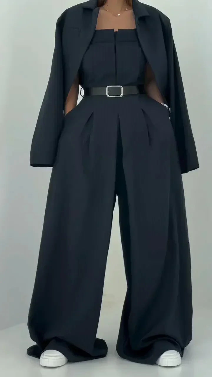 Éclat | Maßgeschneiderter Jumpsuit mit Bustier-Set