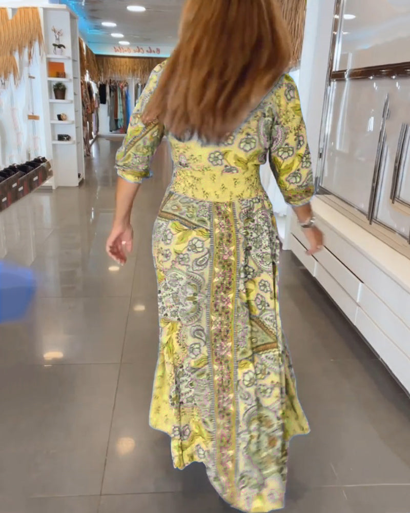 Megan | Elegantes Kleid mit V-Ausschnitt