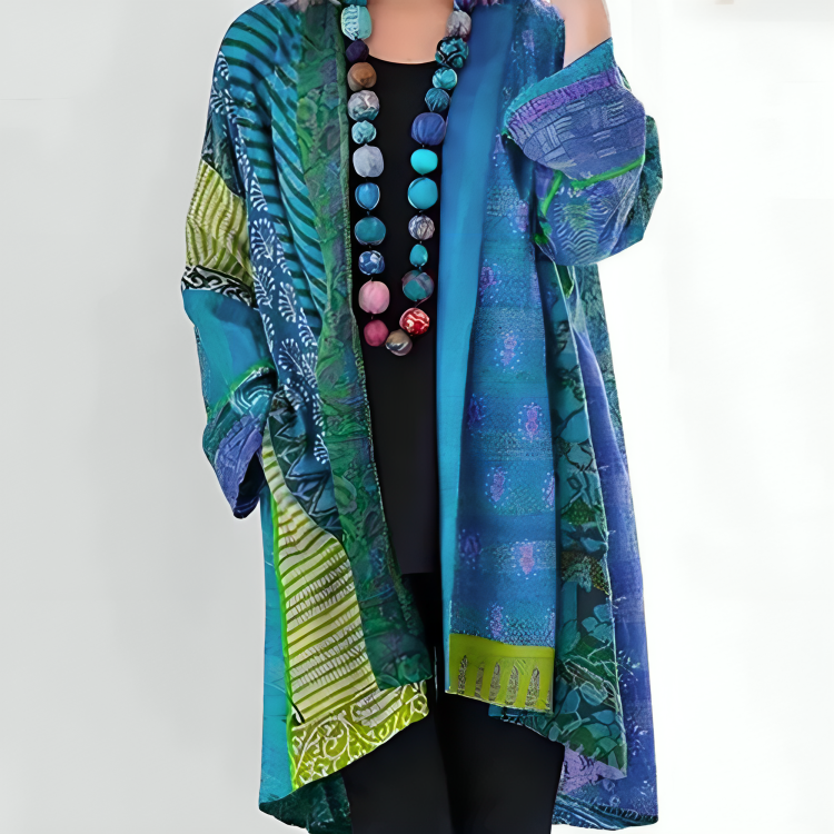 Adeline | Gemütliche Bunte Strickjacke