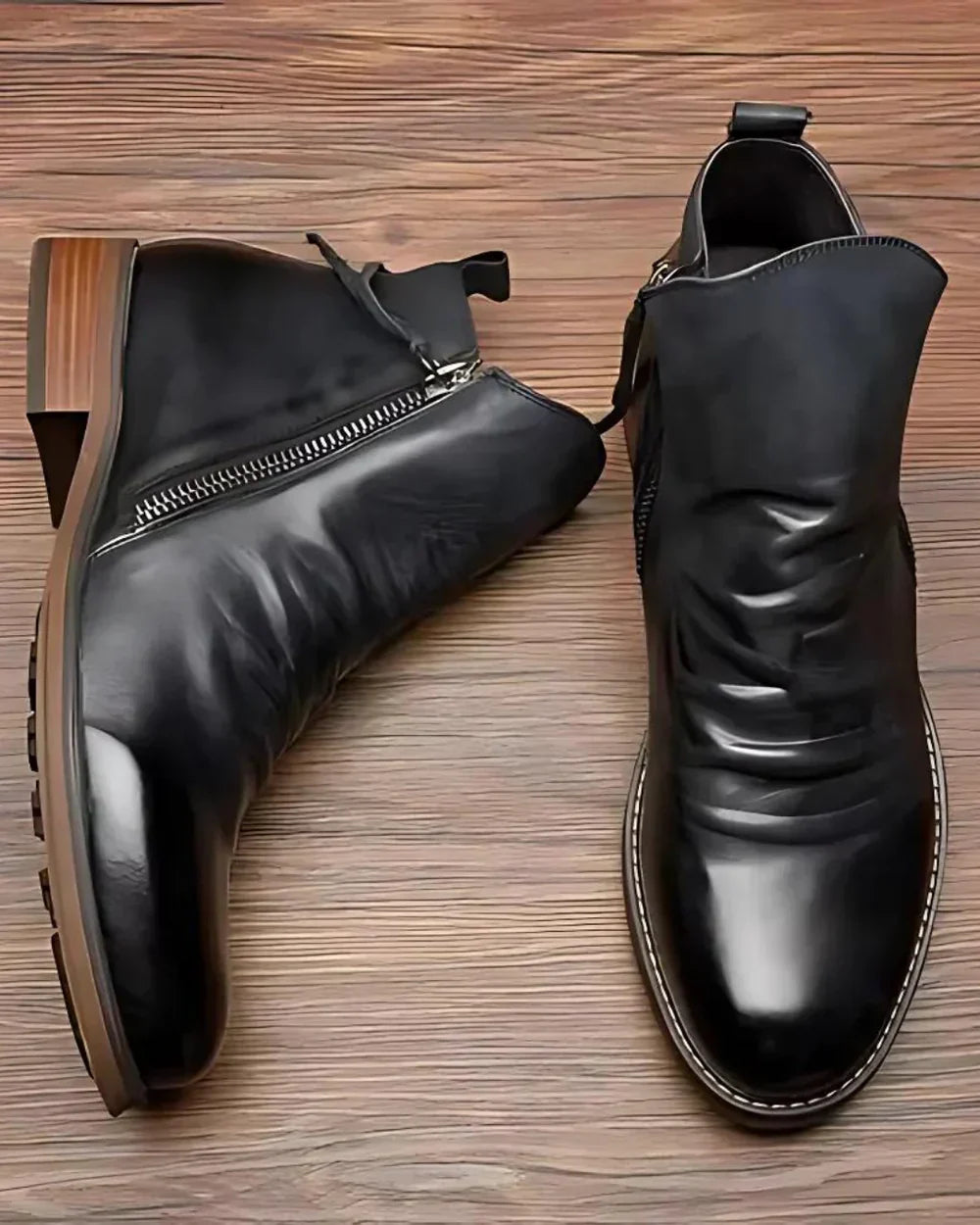 Wilhelm | Stiefelette mit seitlichem Reißverschlusss