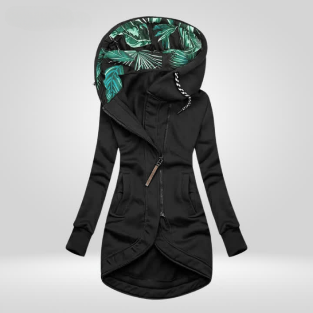 Sophia | Eleganter Wasserdichter Wintermantel mit Kapuze