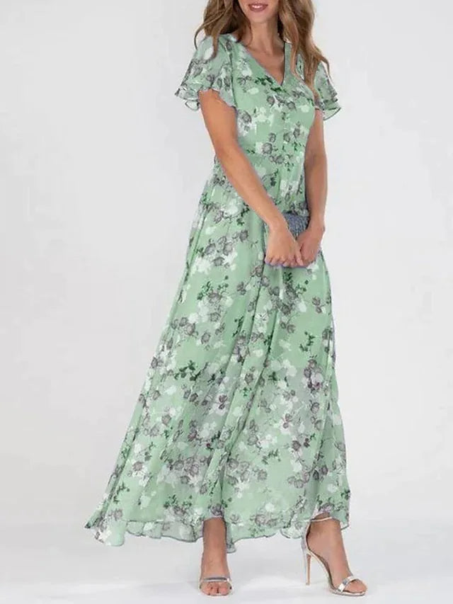 Ezra | Glamouröses Kleid mit Bauchbedeckung