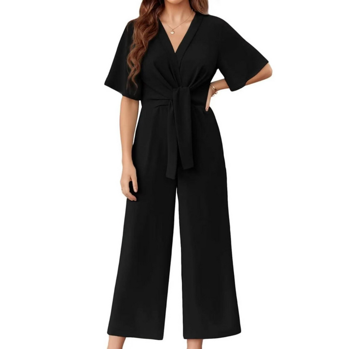 Garan | Eleganter Jumpsuit mit Taillenknoten