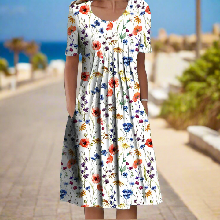 Manon | Verzauberndes Blumenkleid Frühling/Sommer