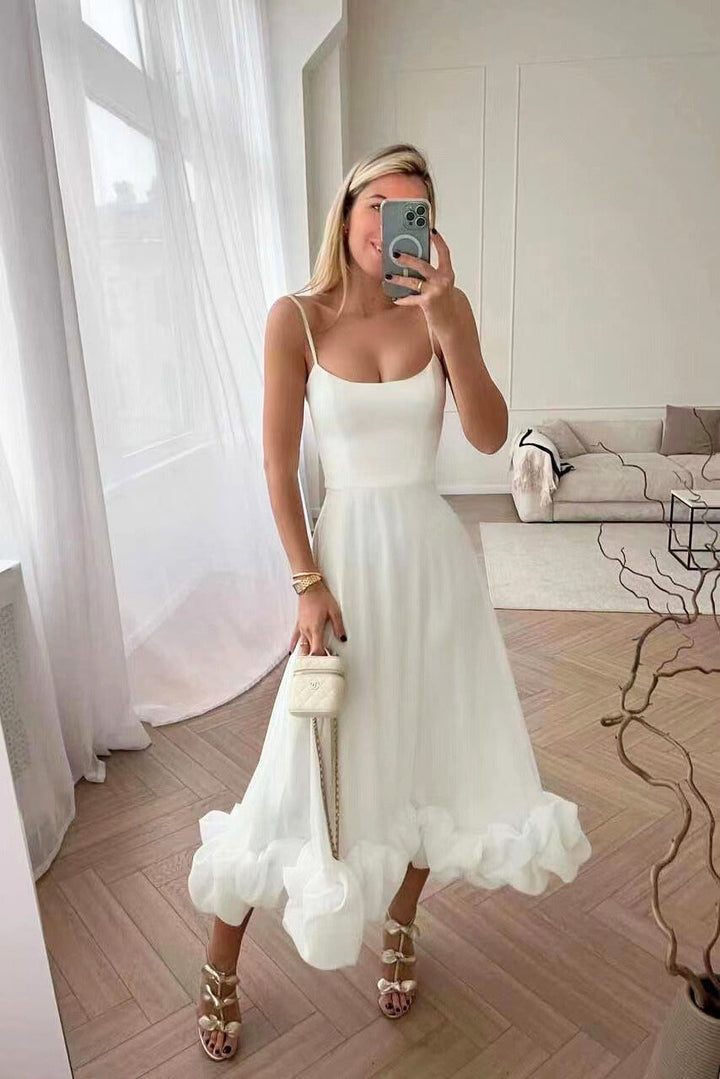 Jillian | Anmutiges Fließendes Kleid