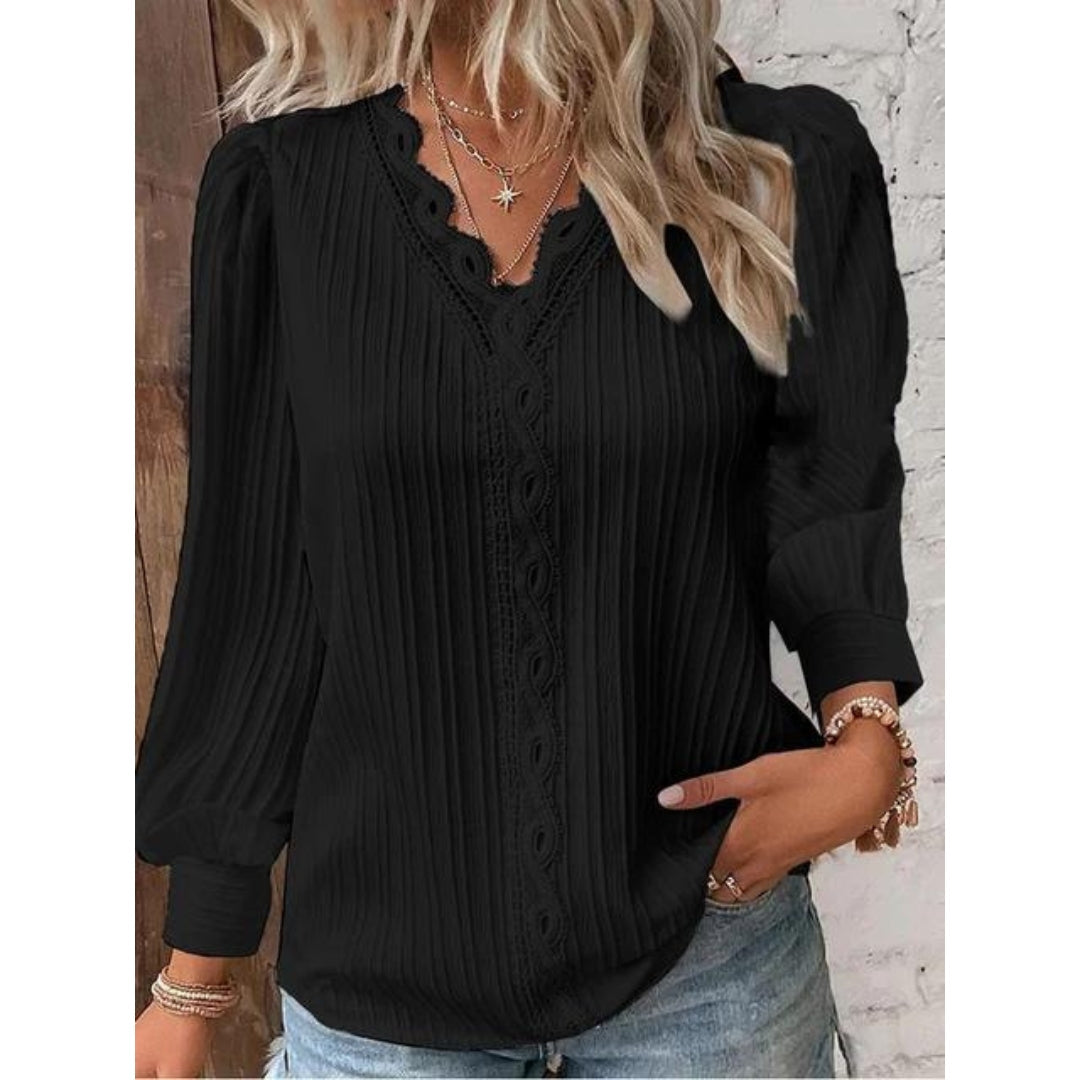 Carmina | Elegante Pintuck Bluse