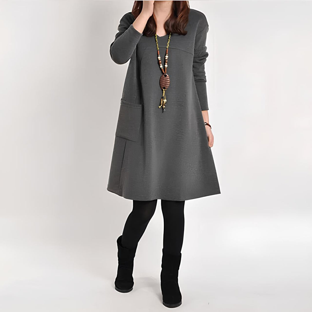 Ronja | Elegantes Kleid Mit Einer Tasche