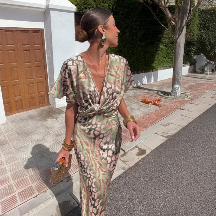 Emilia | Elegantes Kleid mit Drapierung