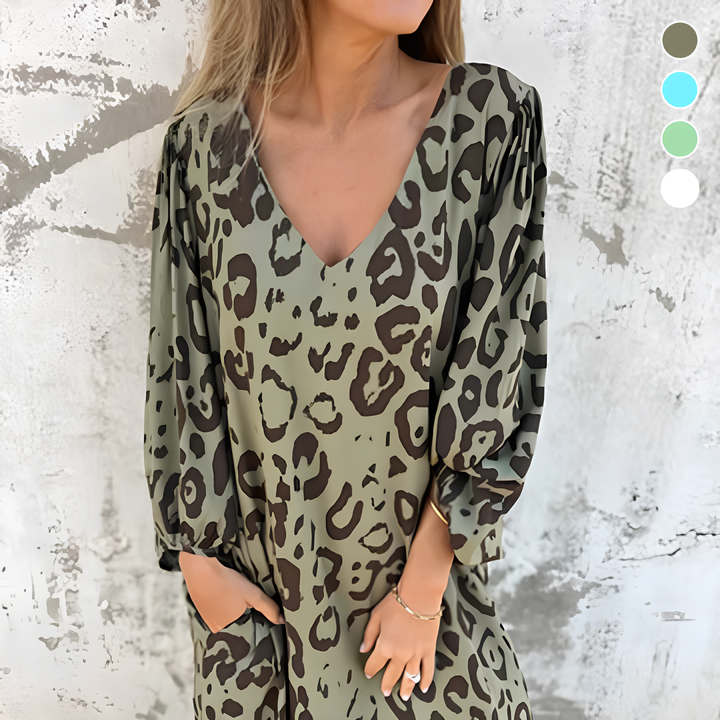 Nella | Safari Chic Leopardenkleid
